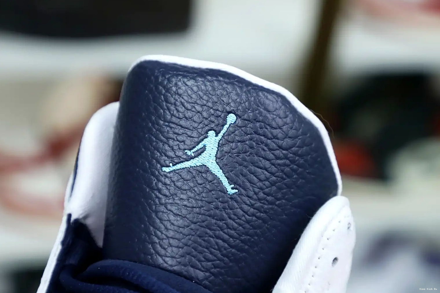 Kimikick BLUE POWDER AIR OBSIDIAN RETRO JORDAN WHITE 13 414571-144 0427